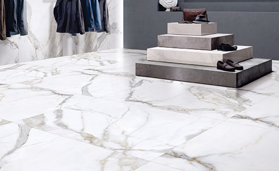 Durable floor tiles collection